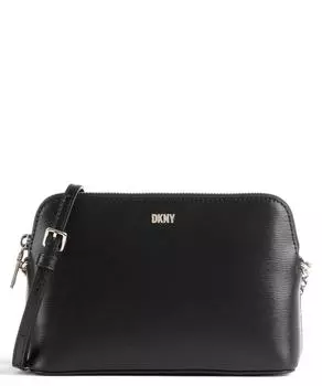 Сумка на плечо Bryant из мелкозернистой яловой кожи Dkny, черный