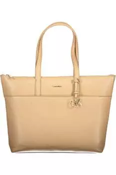 Сумка на плечо Calvin Klein Chic с застежкой-молнией, бежевый