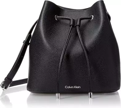 Сумка на плечо Calvin Klein Gabrianna Novelty Women's, черный/серебристый