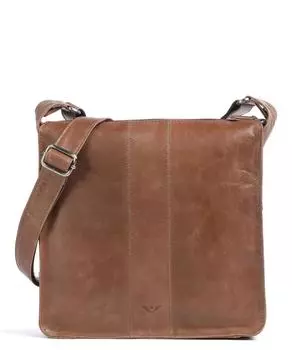 Сумка на плечо City Cowboy Insa из мелкозернистой кожи Voi, коричневый