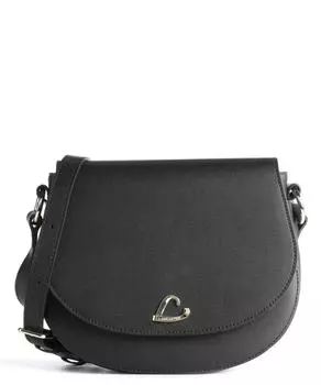 Сумка на плечо City philos из мелкозернистой яловой кожи Lancaster, черный