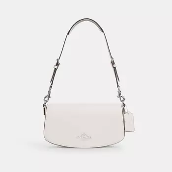 Сумка на плечо COACH Andrea Shoulder, серебряный/шелковый