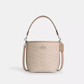 Сумка на плечо COACH City Bucket, цвет Sv/Sand/Taupe