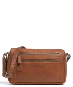 Сумка на плечо Cow Wax Pull Up Alberta из мелкозернистой яловой кожи The Chesterfield Brand, коричневый