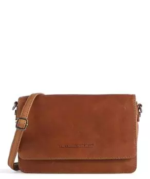 Сумка на плечо Cow Wax Pull Up Upsala из мелкозернистой кожи The Chesterfield Brand, коричневый