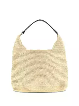 Сумка на плечо Cristiana в технике кроше Maison Michel, нейтральный