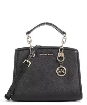 Сумка на плечо Cynthia из мелкозернистой яловой кожи Michael Kors, черный