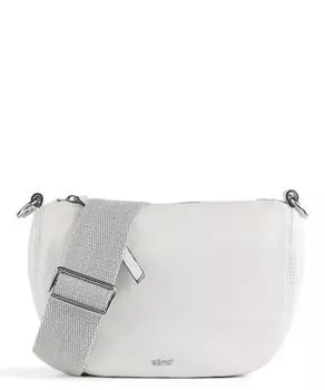Сумка на плечо Dalia Mina из зерненой яловой кожи Abro, белый