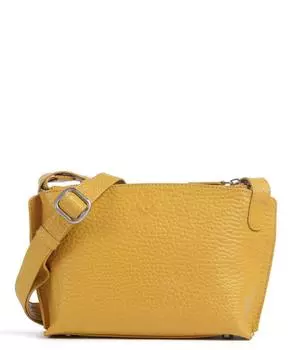 Сумка на плечо Deer Peta из зерненой кожи Voi, желтый