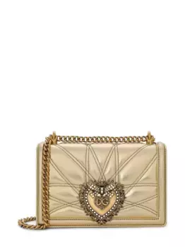 Сумка на плечо Devotion среднего размера DOLCE & GABBANA, золотой
