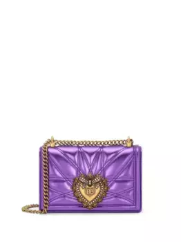 Сумка на плечо Devotion среднего размера DOLCE & GABBANA, фиолетовый