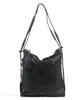 Сумка на плечо Dorotheagasse 4 из зернистой яловой кожи. Taschendieb Wien, зеленый