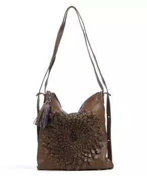 Сумка на плечо Dorotheagasse 4 из зернистой яловой кожи. Taschendieb Wien, коричневый