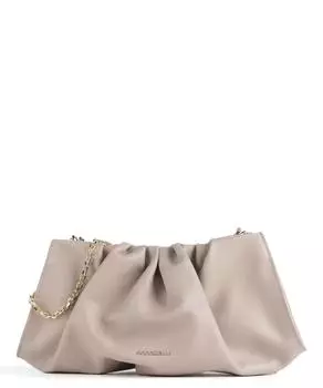 Сумка на плечо Drap Smooth из мелкозернистой кожи Coccinelle, бежевый