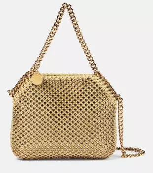 Сумка на плечо Eco Crystal с декором Stella McCartney, металлик