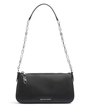 Сумка на плечо Empire из мелкозернистой кожи Michael Kors, черный