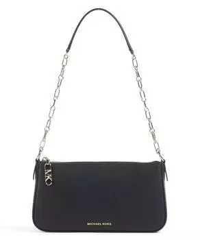 Сумка на плечо Empire из мелкозернистой кожи Michael Kors, черный