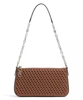 Сумка на плечо Empire из мелкозернистой яловой кожи Michael Kors, коричневый