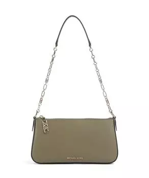 Сумка на плечо Empire среднего размера из мелкозернистой кожи Michael Kors, зеленый