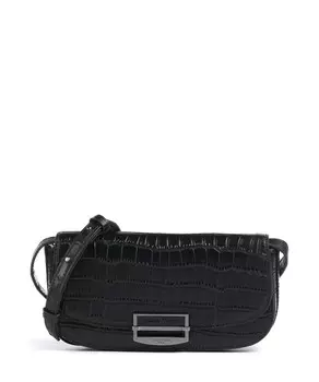 Сумка на плечо ezra 2 из тисненой кожи под крокодила. Liebeskind, черный