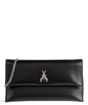 Сумка на плечо Fly Ceremony из мелкозернистой телячьей кожи Patrizia Pepe, черный