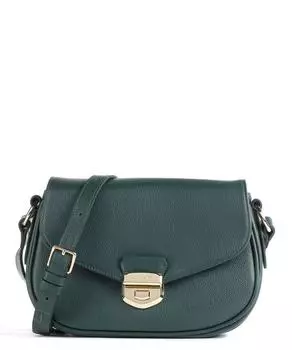 Сумка на плечо Foulonne Milano из зерненой яловой кожи Lancaster, зеленый