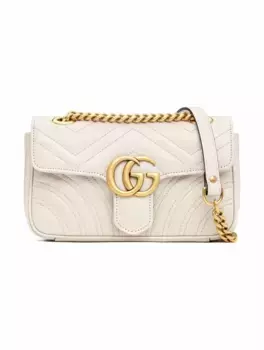 Сумка на плечо GG Marmont Gucci, белый