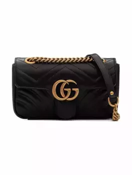 Сумка на плечо GG Marmont Gucci, черный
