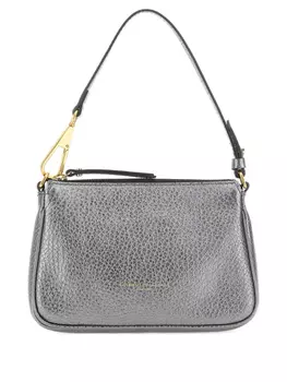 Сумка на плечо GIANNI CHIARINI металлизированного цвета, серебряный