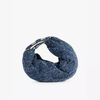 Сумка на плечо Grab-D из денима-букле Diesel, синий