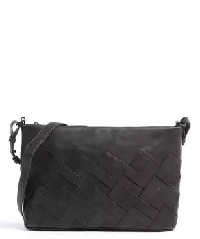 Сумка на плечо Grandma's Luxury Club Mrs. Jam Grid Cake из мягкой яловой кожи Aunts & Uncles, антрацит