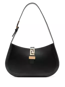 Сумка на плечо Greca Goddess Hobo VERSACE, черный