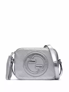 Сумка на плечо Gucci Blondie Gucci, серебристый