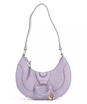 Сумка на плечо Hana из зернистой козьей кожи See By Chlo, фиолетовый