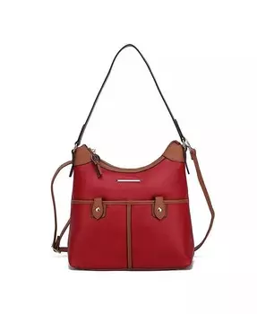 Сумка на плечо Harper Color Block от Mia K Mkf Collection, красный