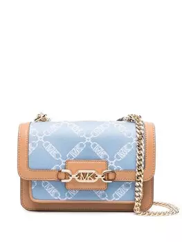 Сумка на плечо Heather с монограммой Michael Michael Kors, синий