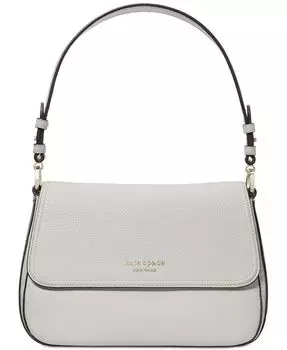 Сумка на плечо Hudson из шагреневой кожи kate spade new york, серый