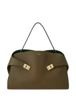 Сумка на плечо Hug среднего размера Ferragamo, зеленый