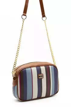 Сумка на плечо из экокожи на цепочке Silver&Polo, белый