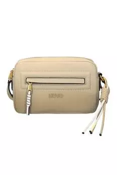 Сумка на плечо из экокожи с логотипом Liu Jo, бежевый