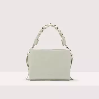 Сумка на плечо из блестящей кожи с тиснением козы Coccinelle BOHEME SHINY GOAT SMALL, зеленый