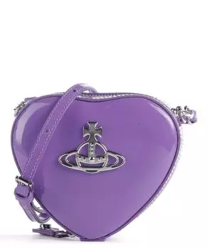 Сумка на плечо из блестящей лакированной кожи Vivienne Westwood, фиолетовый
