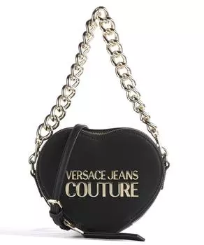 Сумка на плечо из искусственной кожи с логотипом Lock Versace Jeans Couture, черный