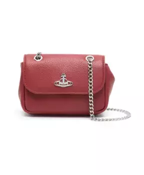 Сумка на плечо из искусственной кожи с металлической пластинкой Vivienne Westwood, красный