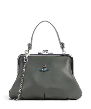 Сумка на плечо из кожи наппа Granny из овчины Vivienne Westwood, хаки