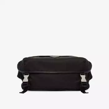 Сумка на плечо из кожи re-nylon и переработанного нейлона Prada, черный