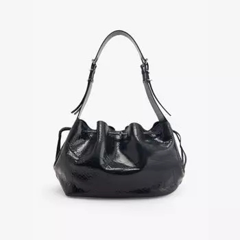 Сумка на плечо из кожи тыквенного цвета средней величины Givenchy, черный