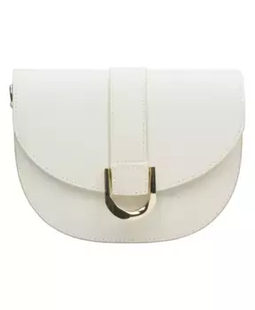 Сумка на плечо из кремовой кожи Estro, бежевый