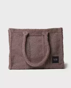 Сумка на плечо из овчины на молнии Toni Pons, коричневый