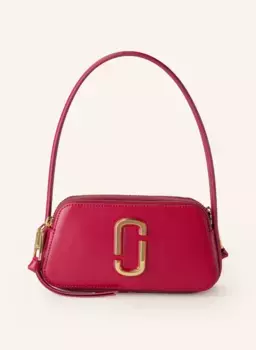 Сумка на плечо из сафьяновой кожи the slingshot Marc Jacobs, фуксия